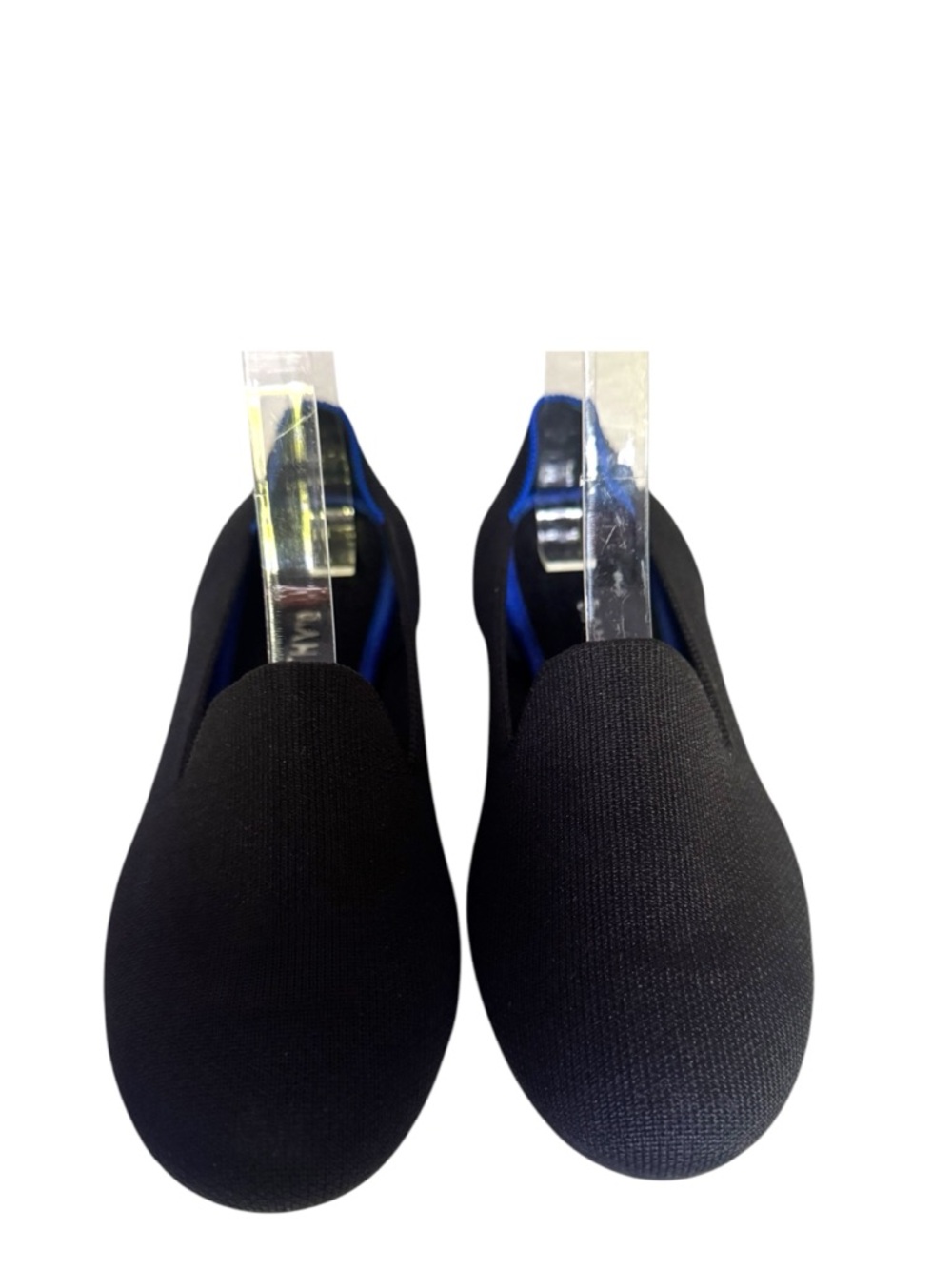 Rothy's Black Knit Slip-On Loafers